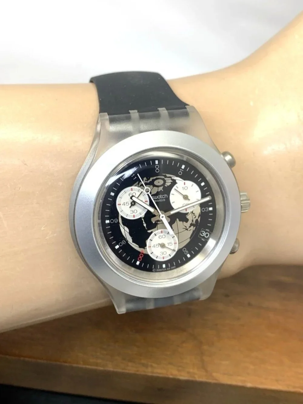 Swatch Men's Watch SVCK4003 James Bond 40th Anniversary Swiss Quartz Chronograph
